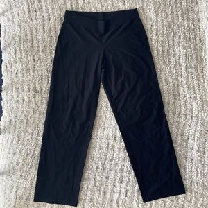 EILEEN FISHER TENCEL- Ponte Cropped Wide-Leg Pants